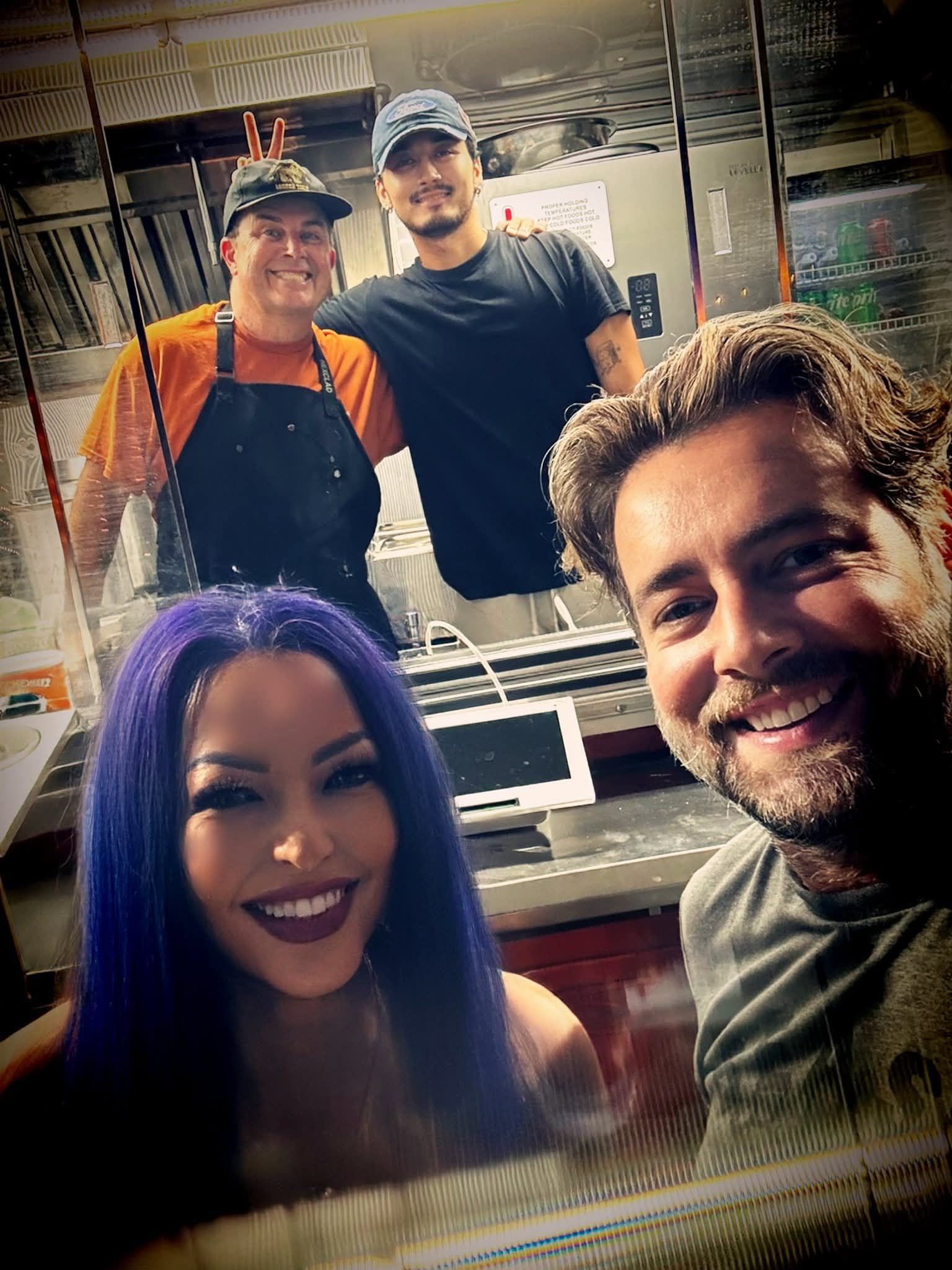 Moe and Jackie supporting us at our Southern Lights Soft opening August 31st, 2025